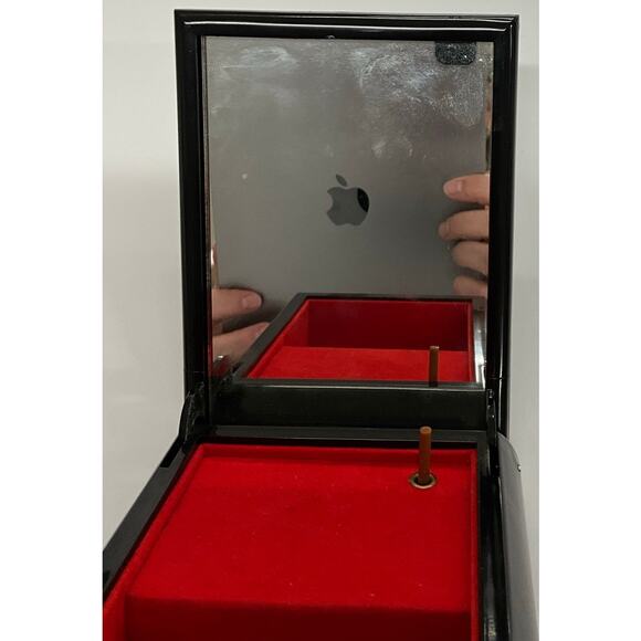 Two Sisters On The Terrace Musical Jewelry Trinket Box Tested Works - Picture 5 of 9